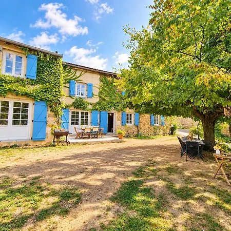 Maison Spacieuse, Animaux Admis, Vue Panoramique - 12 Pers. Landhaus Saint-Alban-les-Eaux